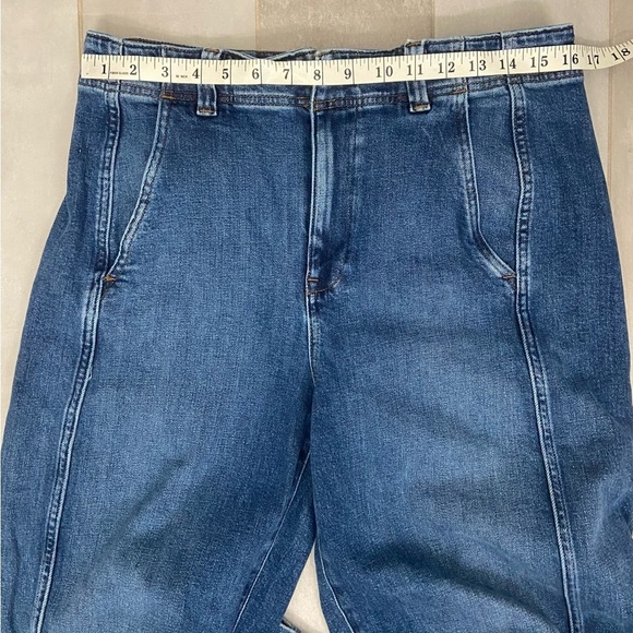 Madewell Tapered Denim Trouser Jeans Blue Size 30 - Picture 10 of 10